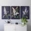 Série d'étude florale Lxxviii - ensemble de toiles tendues avec galerie supérieure - Prêt à être accroché-601786428