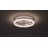 24" Flush Mount White Ceiling Fan with Dimmable Led Light and Remote, Modern Ceiling Fan-703250475