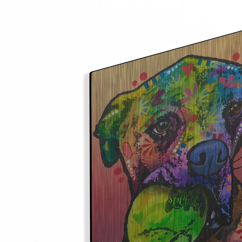 «Dog Ball Love» par Dean Russo, H 16 po x l 12 po