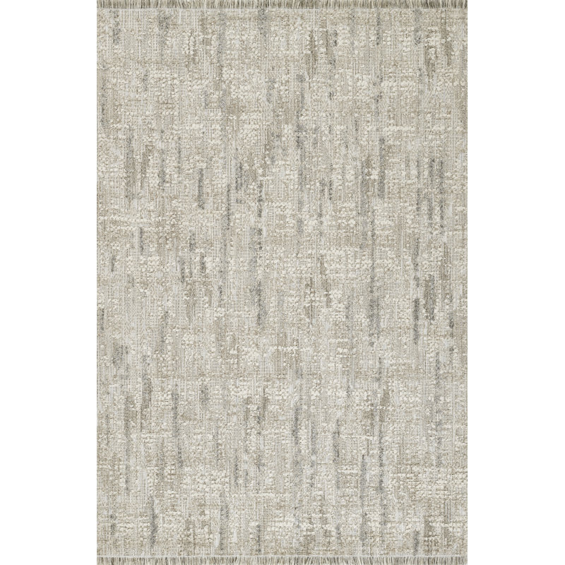 Tapis gris Momeni Haim , Rectangle 5 pi 3 po x 7 pi