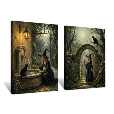 2 Piece Wrapped Canvas Wall Art