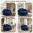 Oversized Barrel Accent Swivel Chair– 55" Waffle Chenille, Compression-1472487686