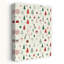 Whimsical Christmas Pattern Rustic Whimsical Abstract Christmas Tree Winter Landscape Wall Art Print 1 Piece Wrapped Canvas Wall Art-327660056