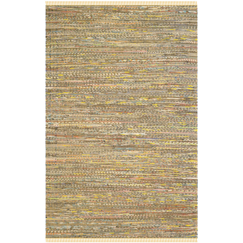 Dunkle Cotton Flatweave Area Rug, Rectangle 183 x 274 cm