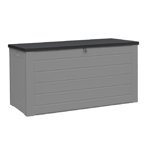 WFX Utility 146cm W 680L Water Resistant Plastic Lockable Deck Box in Grey