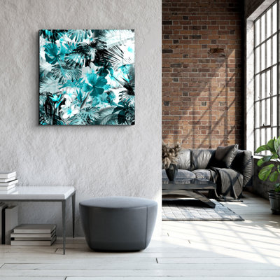 Superbe peinture décorative en verre trempé 23,6 po x 23,6 po | 100% verre trempé, épaisseur: 0,16 pouce | Impression UV pour des couleurs éclatantes | Art mural parfait pour la décoration de la maison ou du bureau, design moderne et élégant
