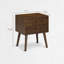  Table de chevet Lux avec 2 tiroirs, de conception adaptable, capacité de charge de 150 lb, résistante à l'eau, rehausse votre espace, facile à assembler-1542285359-1513280542