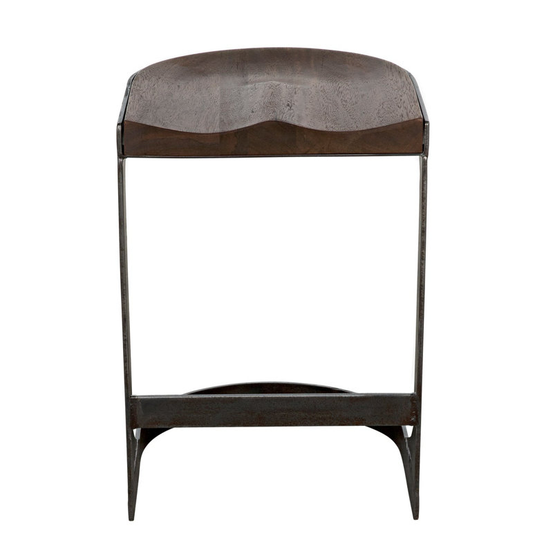 Baxter Stool with Metal Frame, Counter Stool (24" Seat Height)