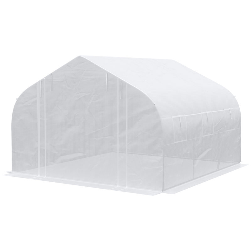 Serre Outsunny, Blanc, H 78,7 po x l 137,8 po x P 118,1 po