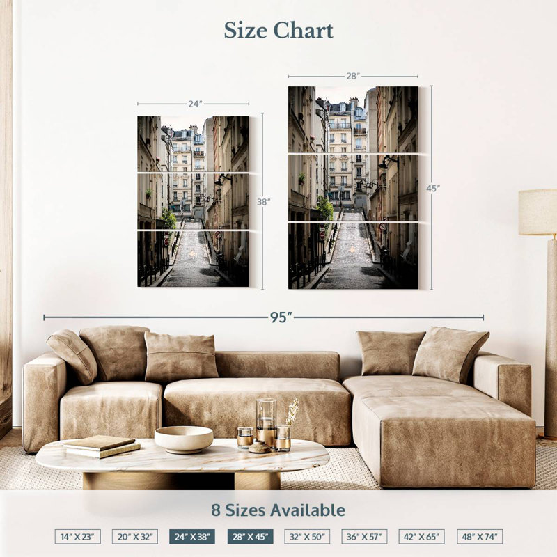 Sirci Montmartre Street II, H 38 po x l 24 po
