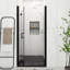 37.38'' 36'' W x 72'' H Semi-Frameless Shower Door with Clear Glass-98698040
