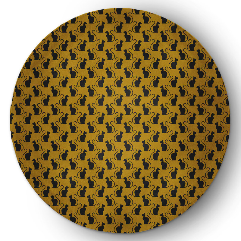 Dawnn Chenille Indoor Rug, Round 5'