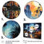 «Palms Trees Urban At Night», reproduction sur toile-1616286122-1616286123