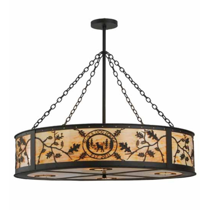 Personalized 13 - Light Drum Chandelier