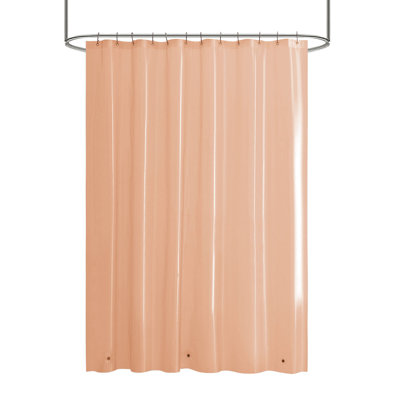  Transparent Pastel 6 Gauge Hotel Non-Toxic Odour Free Mould & Mildew Resistant PEVA Shower Curtain Liner - Assorted Colours
