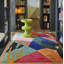Oaxaca Wool Abstract Area Rug in Red/Green/Pink-72254526