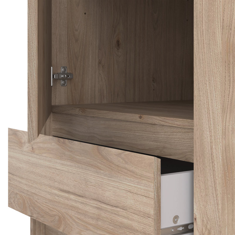 Parley Manufactured Wood Wardrobe, Jackson Hickory Oak