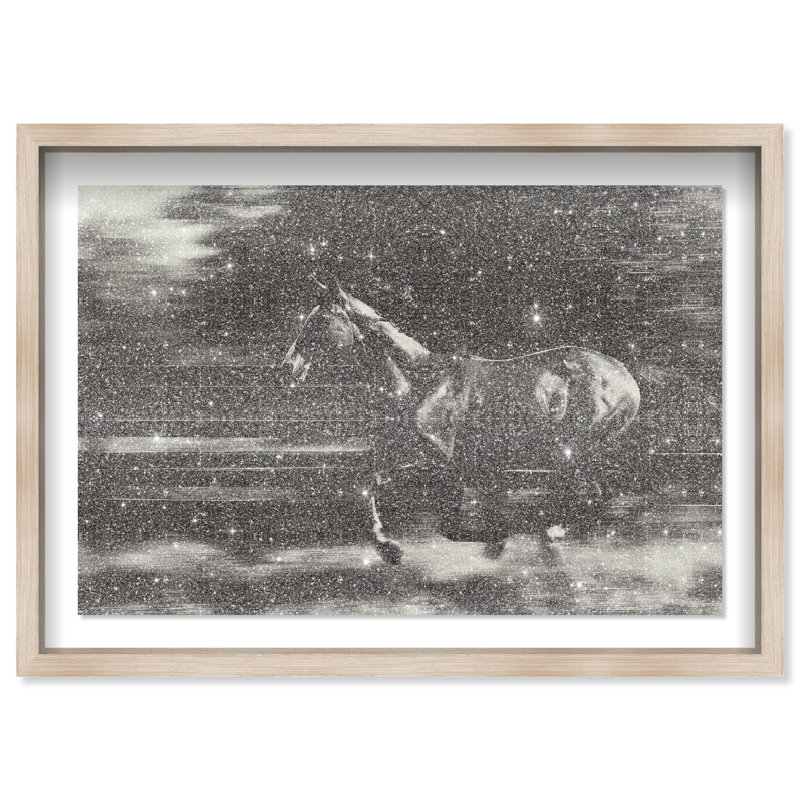 Velocity Unbound Print by Oliver Gal, 25.5"H x 37.5"W, Natural Oak Shadowbox