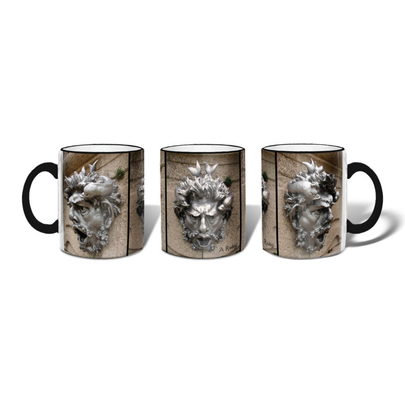 Face with Birds Coffee Mug