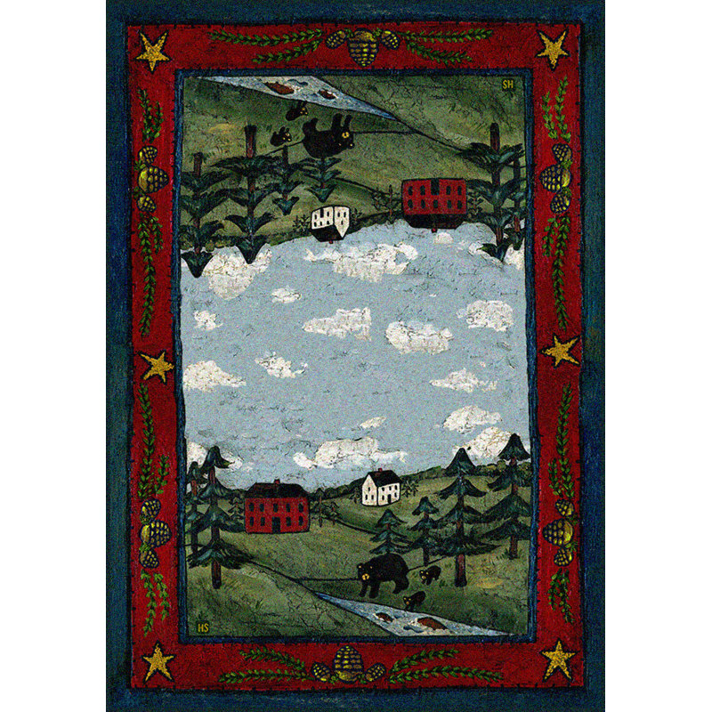 Kaj Abstract Indoor Rug, Rectangle 5'4" x 7'8"