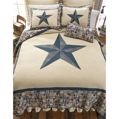 Ensemble de courtepointe simple Austin Star Ivory