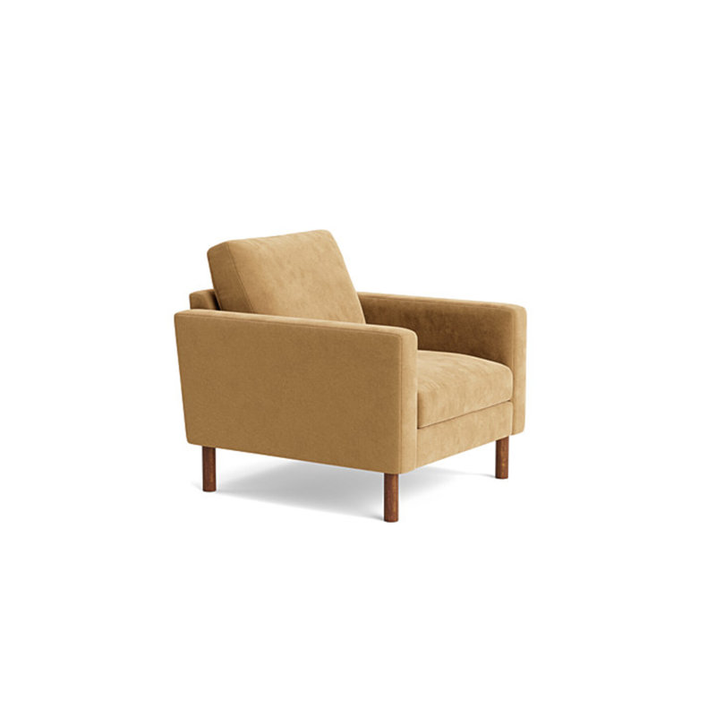 Laguna Chair, Performance Velvet - Nutmeg
