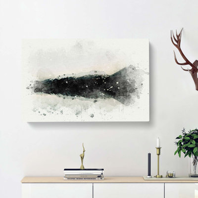 Mountain Reflection In Argentina In Abstract - Wrapped Canvas