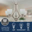 Lustre 5 lumières façon bougie derryn