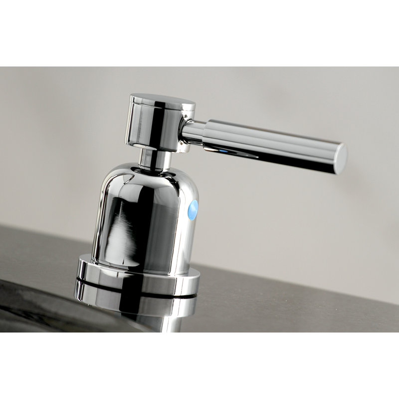 Robinet de salle de bain espacé Kingston, Chrome poli