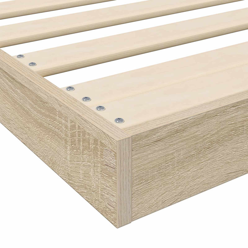 Bed, European Single (90 x 200 cm), Sonoma
