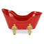 Mini décoration de baignoire de Noël 10 po Eirlys - Rouge