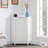 Triangle Corner Storage Cabinet with Adjustable Shelf-688425242