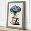 Teacup Tornado Surrealism - Wrapped Canvas-706865465-706865469