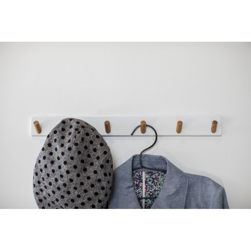 Yamazaki Home Wall-Mounted Saving Coat Hanger - Thumbnail 2