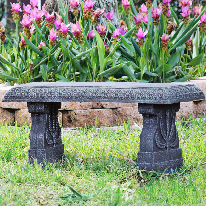 Banc de jardin Keuka, Bleu sarcelle brossé