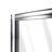 Flex Dreamline 60" x 74.75" Rectangle Pivot Shower Enclosure with Base Included-29345719-29345721