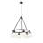 Felda 6 - Light Steel Dimmable Cone Chandelier-99998921-99998917