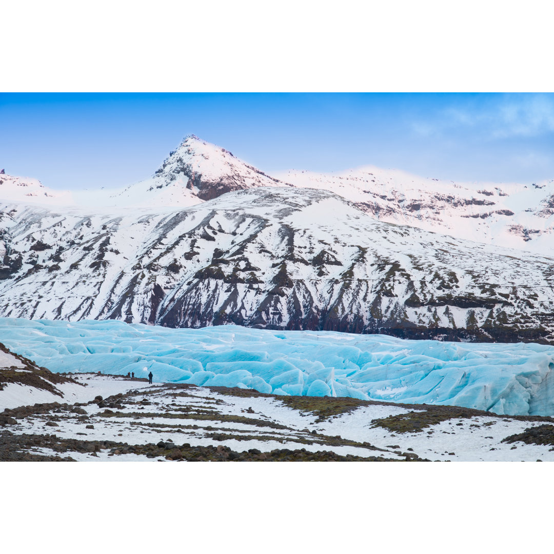 Gletscher Island von Mantaphoto - Druck