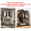 Anesu 150cm Freestanding Clothes Rack