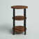 Mauch Round End Table with 3-Tier Storage Shelves