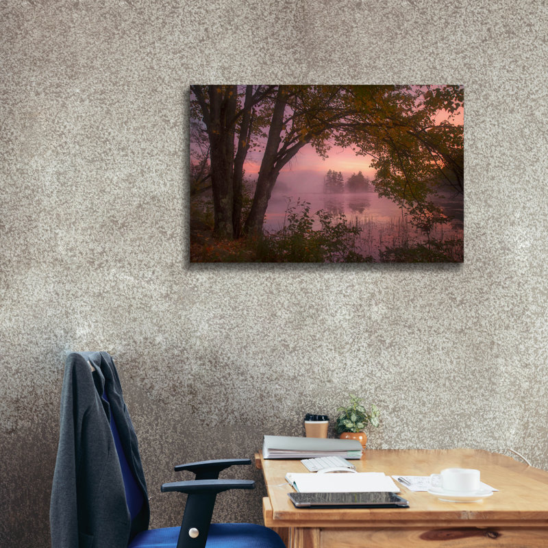 «Framed» par Patrick Zephyr, art mural sur toile, H 26 po x l 40 po x P 1,5 po