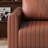 Delana 37.8" Wide Faux Leather Armchair-123327080