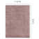 Annisha Solid Colour Machine Woven Polypropylene Area Rug in Blush Pink
