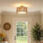 13.6''(W) Boho 3 - Light Semi Flush Mount Ceiling Light