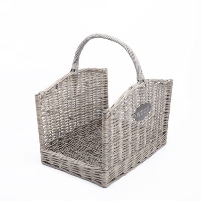 Simental 10cm W Wood Log Rack