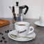 Porcelain Espresso Cup and Saucer
