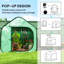 Outsunny Mini Pop Up Greenhouse w/ Reinforced PE Cover, Zipper Door-110192767