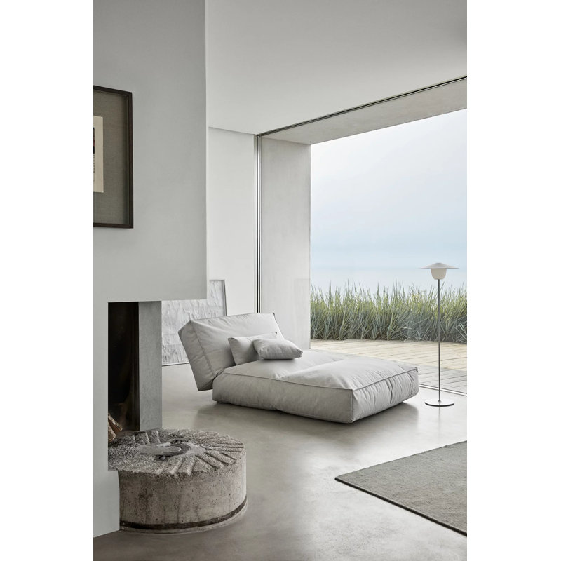 Stay Synthetic Indoor/Outdoor Pillow Cover & Insert, Rectangular, 12"H x 28"W, Cloud
