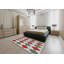 Tapis gris/vert/beige à motifs-1848245732