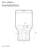 Carre One Piece Square Toilet Dual Flush 1.1/1.6 gpf with 10" Rough-In, Matte Black-92331399